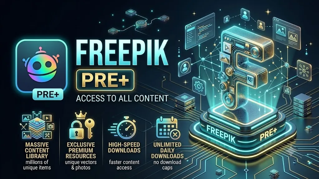 Freepik - Magnific Premium API Web Panel 60D full warranty