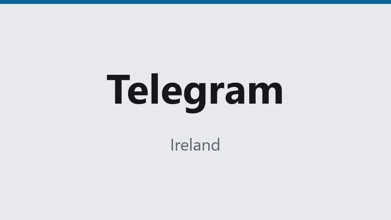 Telegram — Ireland 🇮🇪 ⭐