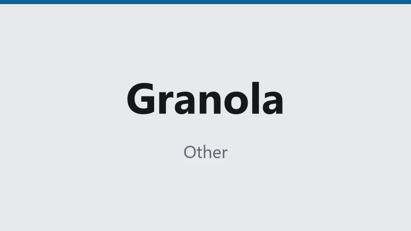 Granola Business 10 seats 12m