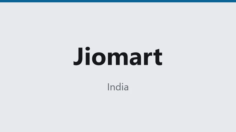 Jiomart — India 🇮🇳