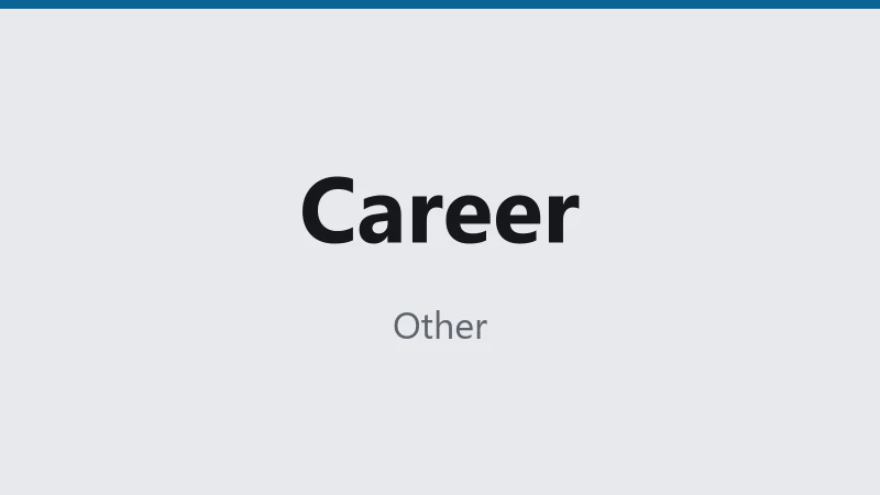 Career 2m New User