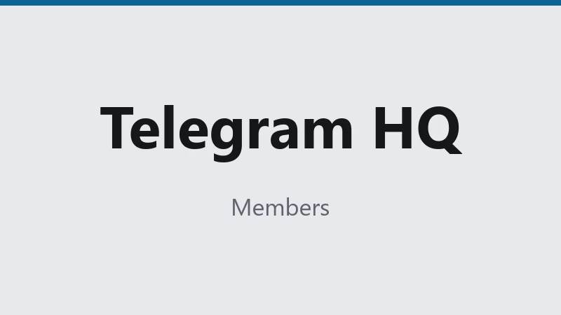 🇷🇺 Telegram HQ Members · Russia · ♻️90D · ⚡25K/D · ⏱0-1H